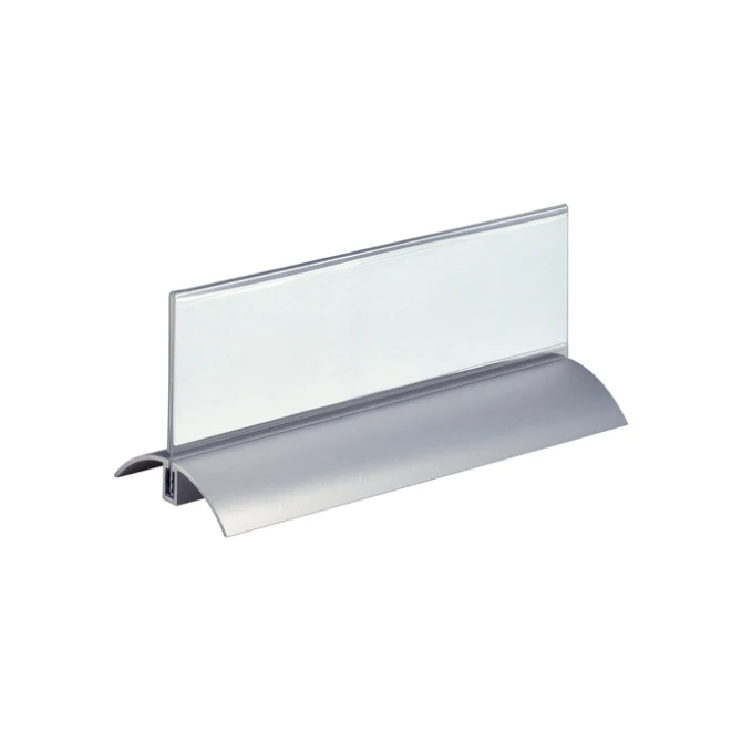 Tafelnaambord Durable Presenter De Luxe 61x210mm 2 stuks