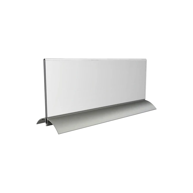 Tafelnaambord Europel 105x297mm acryl aluminium