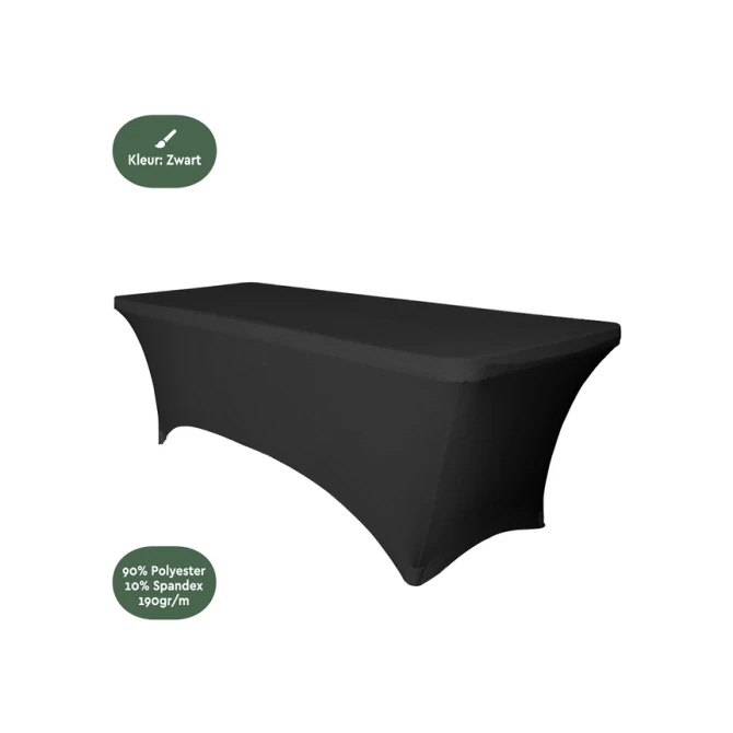 Tafelrok BRASQ 183x76x74cm zwart