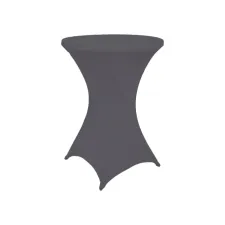 Tafelrok BRASQ voor statafel 80cm antraciet