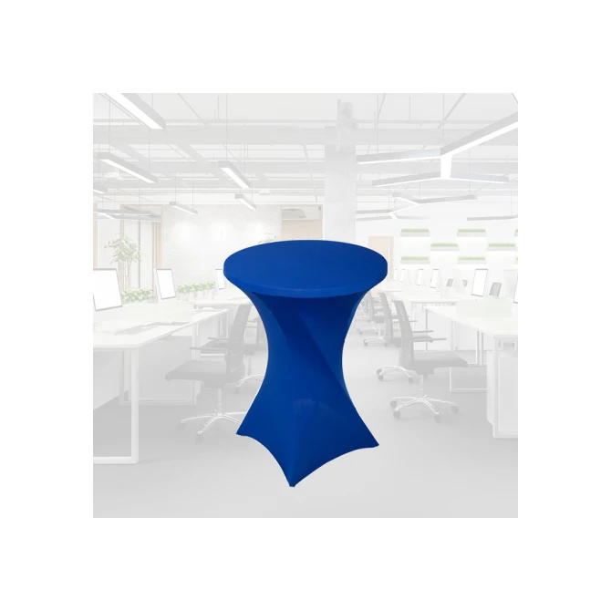 Tafelrok BRASQ voor statafel 80cm blauw