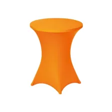 Tafelrok BRASQ voor statafel 80cm oranje