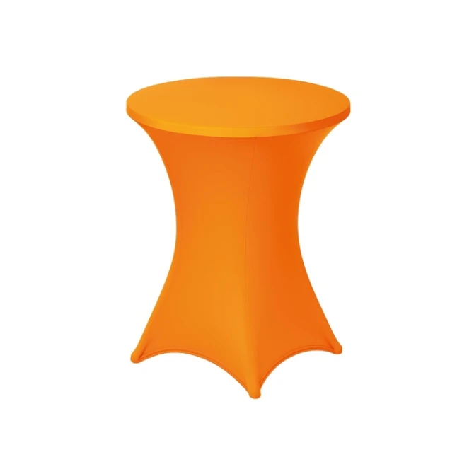 Tafelrok BRASQ voor statafel 80cm oranje