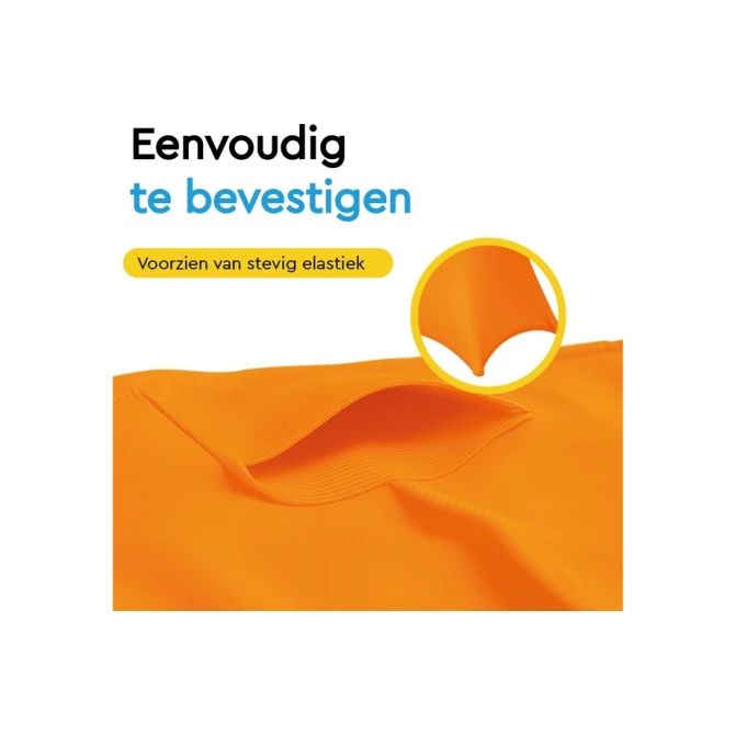 Tafelrok BRASQ voor statafel 80cm oranje