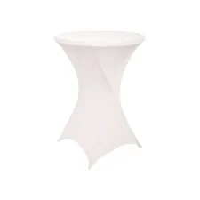 Tafelrok BRASQ voor statafel 80cm wit