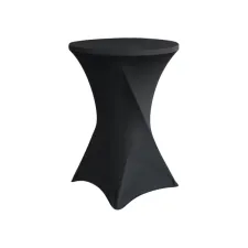 Tafelrok BRASQ voor statafel 80cm zwart