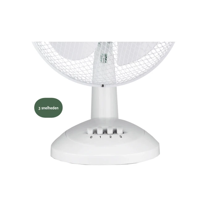 Tafelventilator BRASQ F400 Ø 30cm wit