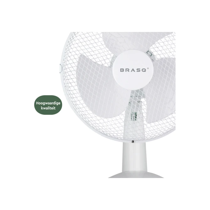Tafelventilator BRASQ F400 Ø 30cm wit