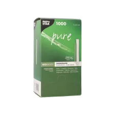 Tandenstoker Papstar Pure per stuk verpakt dispenser à 1000 stuks hout