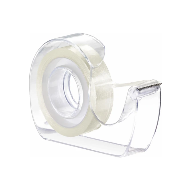 Tape tesafilm® dubbelzijdig  12mmx7,5m transparant met dispenser