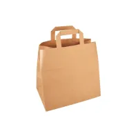 Tas IEZZY kraft papier 32x16x27cm (bxdxh) bruin 250 stuks
