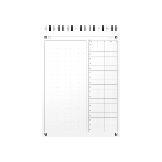 Task Manager Oxford dagplanner A5 70 vel blauw