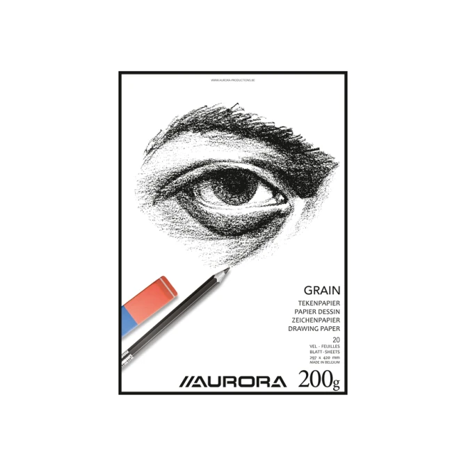 Tekenblok Aurora A3 20 vel 200 gram Grain papier