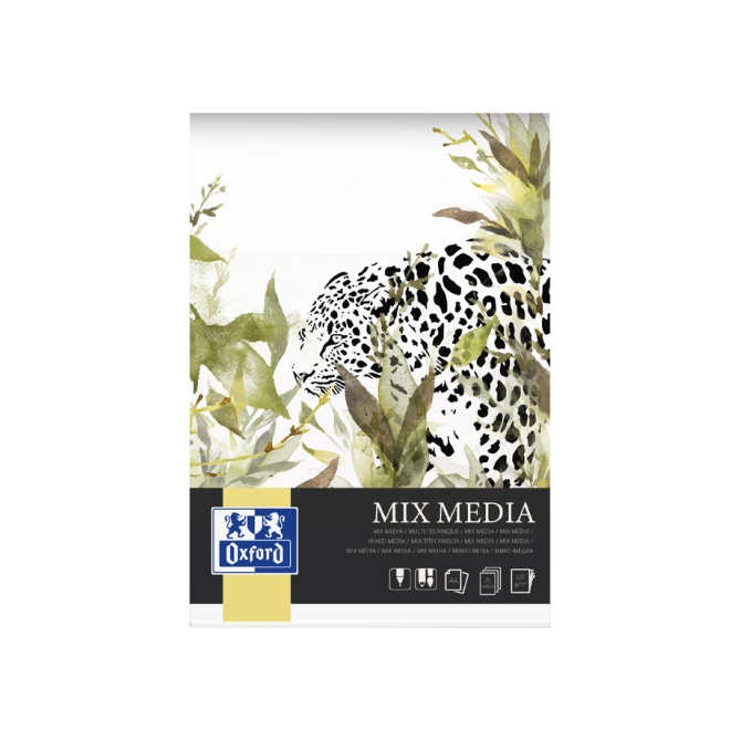 Tekenblok Oxford Mix Media A4 25 vel 225 gram