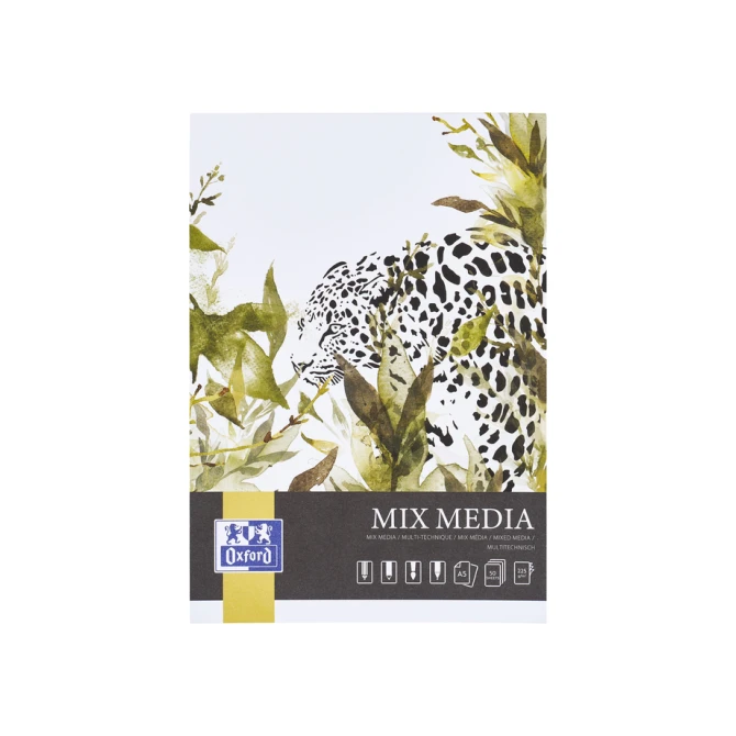 Tekenblok Oxford Mix Media A5 50 vel 225 gram