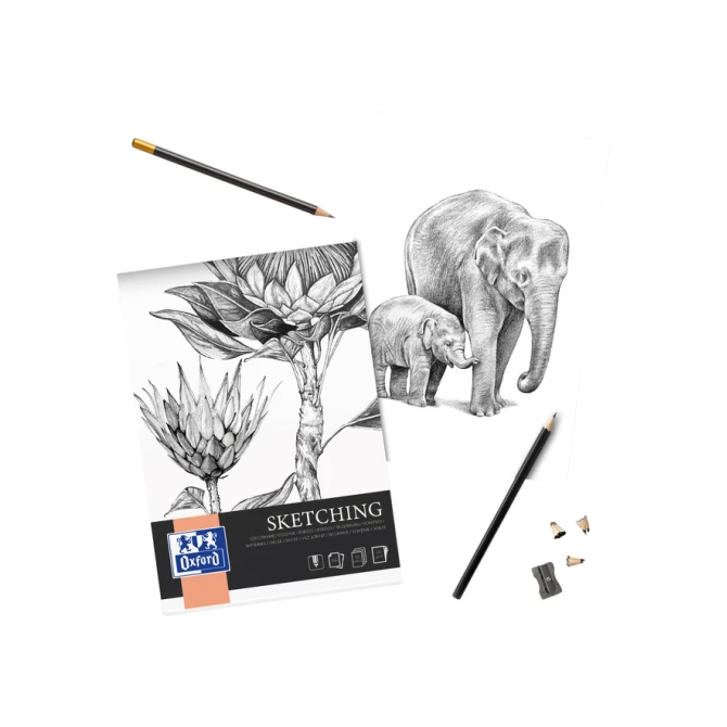 Tekenblok Oxford Sketching A4 50 vel 120 gram