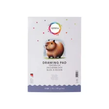 Tekenblok Qrea A3 50 vel 90gr gelijmd