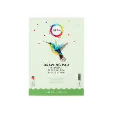 Tekenblok Qrea A4 24 vel 160gr gelijmd