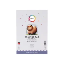 Tekenblok Qrea A5 50 vel 90gr gelijmd