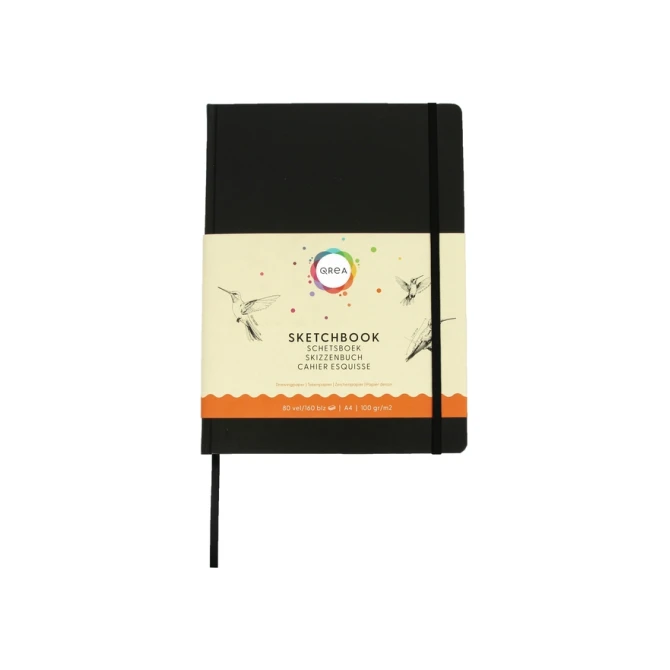 Tekenboek Qrea A4 80 vel 100gr