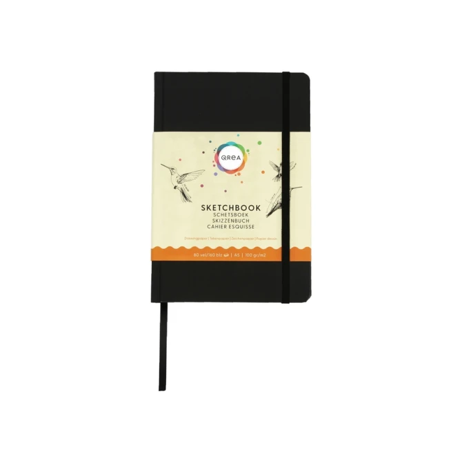 Tekenboek Qrea A5 80 vel 100gr