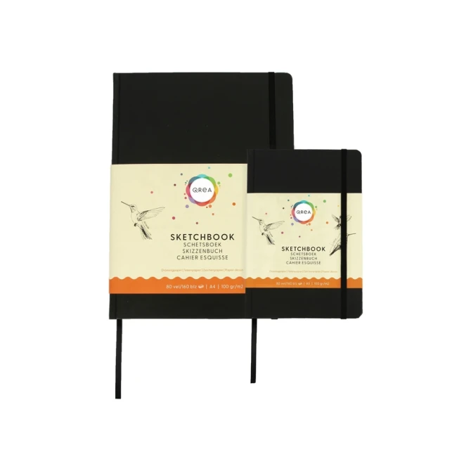 Tekenboek Qrea A5 80 vel 100gr