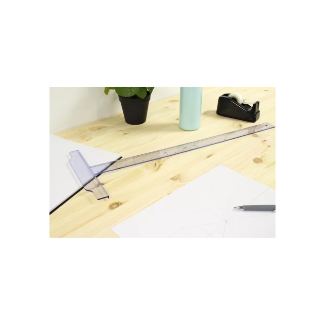 Tekenhaak Aristo GeoCollege 60cm transparant