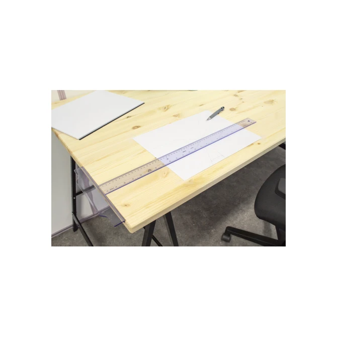 Tekenhaak Aristo GeoCollege 60cm transparant