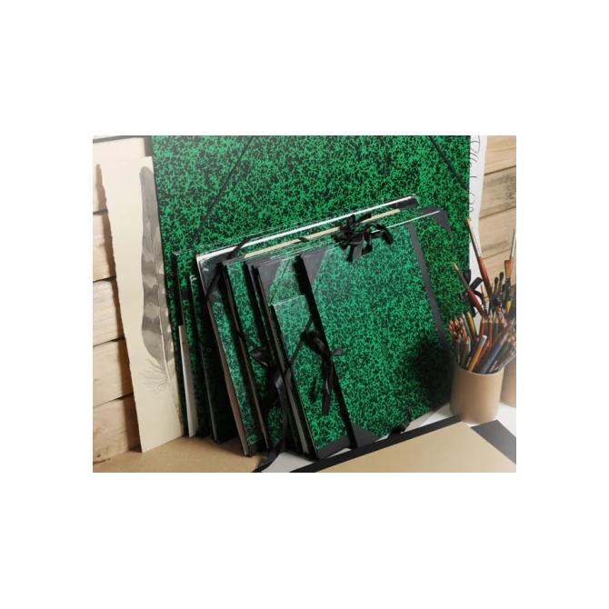Tekenmap Canson Classic Annonay lintsluiting 520x720mm groen