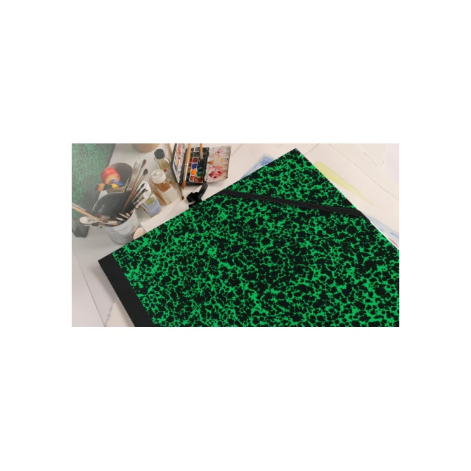 Tekenmap Canson Studio Annonay elastieksluiting 610x810mm groen