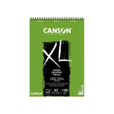 Tekenpapier Canson XL Drawing 50vel 160gr A3 wit