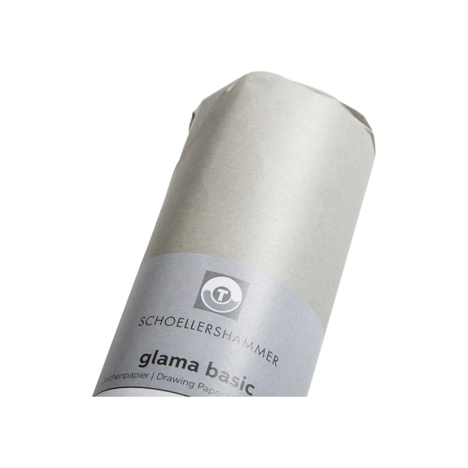 Tekenpapier Schoellershammer Glama Basic 33cmx50m 60gr transparant