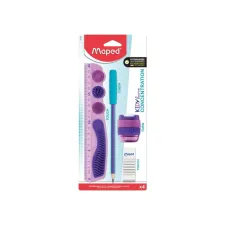 Tekenset Maped Kidy Learn Concentration set à 5 delen paars