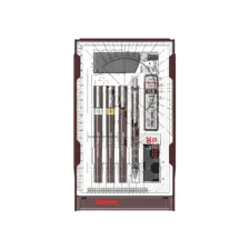 Tekenset rOtring Isograph college 0.25mm, 0.35mm en 0.5mm 34 stuks Tekenset rOtring Isograph college 0.25mm, 0.35mm en 0.5mm 34 stuks