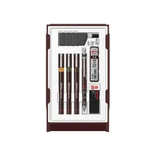 Tekenset rOtring Isograph college 0.2mm, 0.3mm en 0.5mm set à 3 stuks Tekenset rOtring Isograph college 0.2mm, 0.3mm en 0.5mm set à 3 stuks