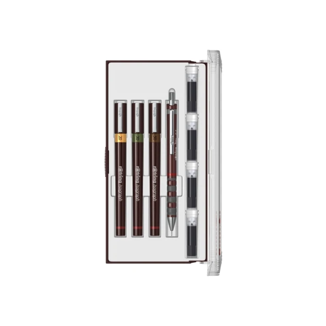 Tekenset rOtring Isograph Junior 4-delig