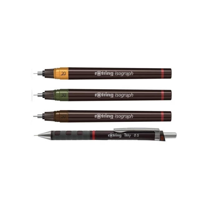 Tekenset rOtring Isograph Junior 4-delig