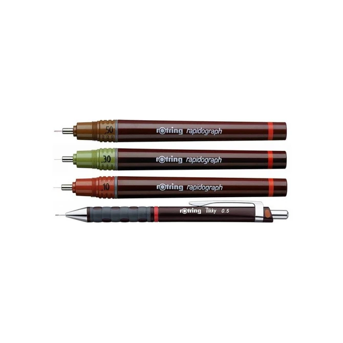 Tekenset rOtring Isograph Master 10-delig