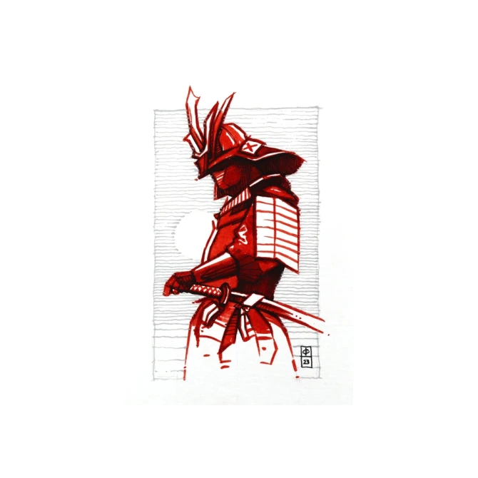 Tekenset Sakura Creative Kit Samurai 6 stuks