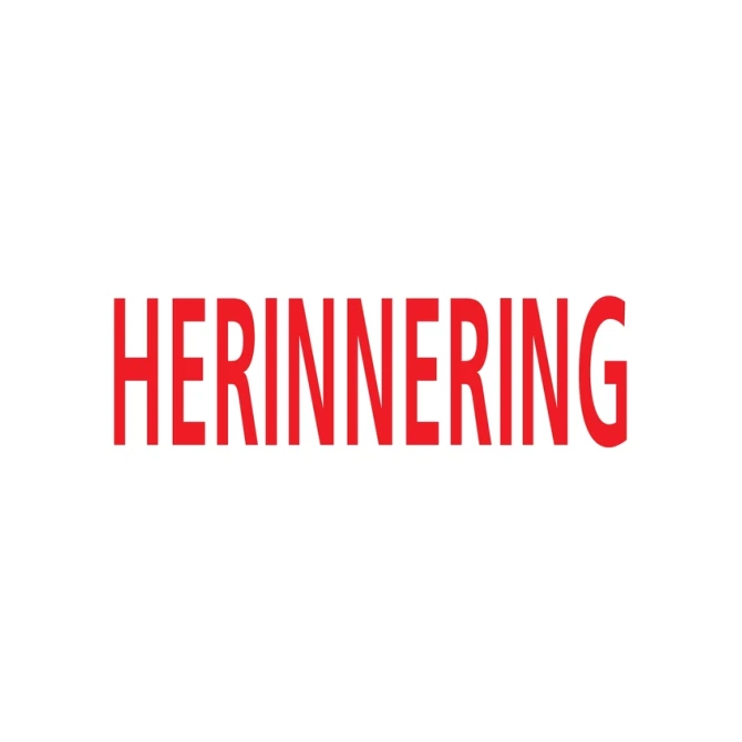 Tekststempel Colop Printer 20/L herinnering