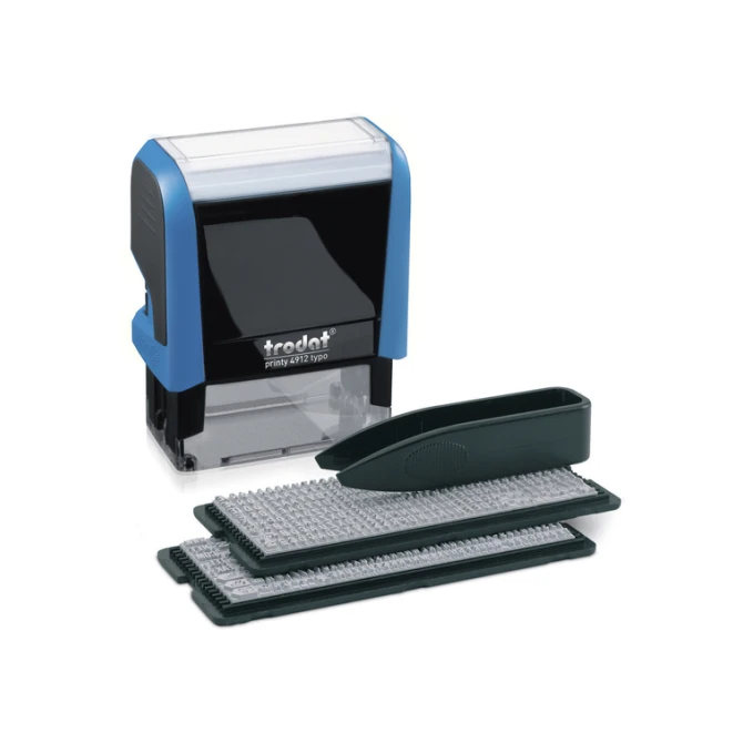 Tekststempel Trodat Printy 4912 Typomatic letterset en pincet