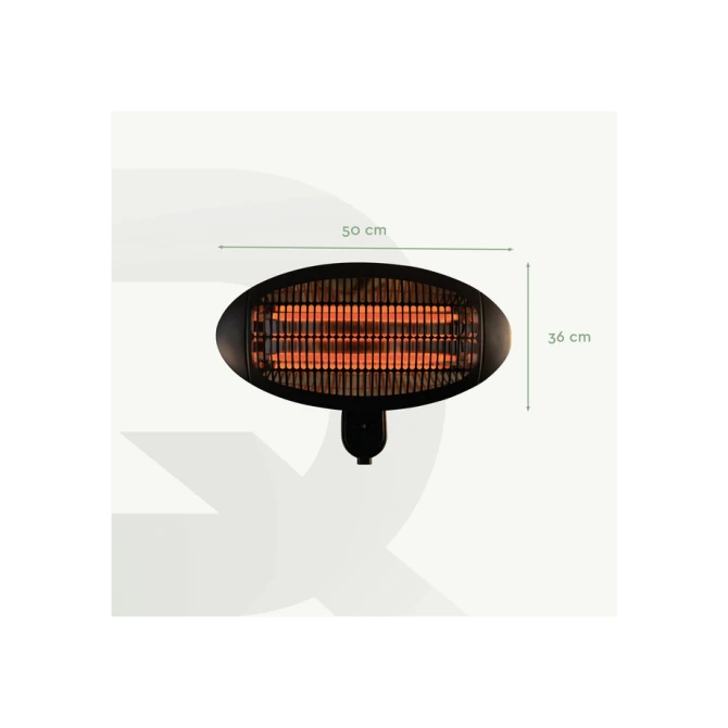 Terrasverwarmer BRASQ PHW100 hangend elektrisch