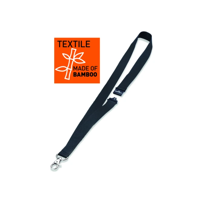 Textielkoord Durable ECO met karabijnhaak 10 stuks