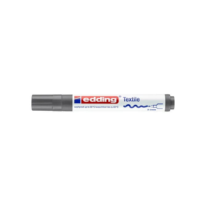 Textielmarker edding 4500 rond 2-3mm grijs
