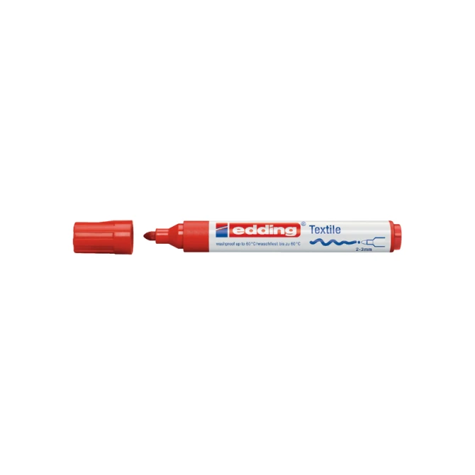 Textielmarker edding 4500 rond 2-3mm rood