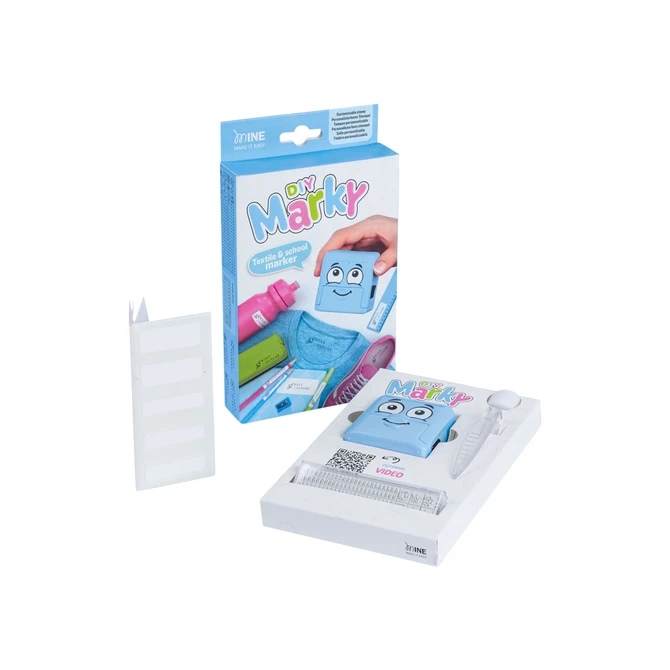 Textielstempel Colop Marky personaliseerbaar blauw