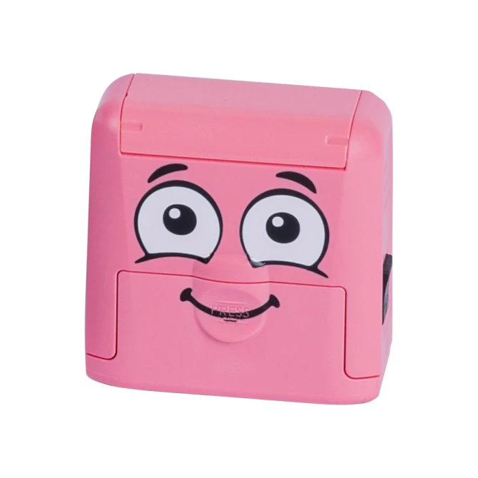 Textielstempel Colop Marky personaliseerbaar roze