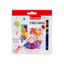 Textielstift Bruynzeel Teens set à 8 kleuren