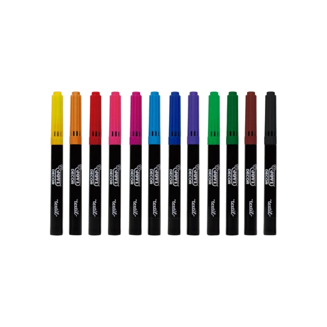 Textielstift Jovi assorti set à 12 stuks
