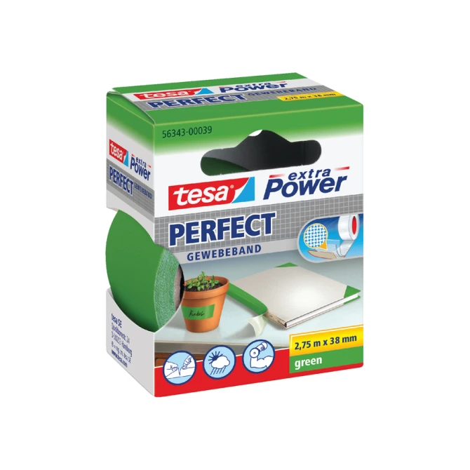 Textieltape tesa® extra Power Perfect 2.75mx38mm groen